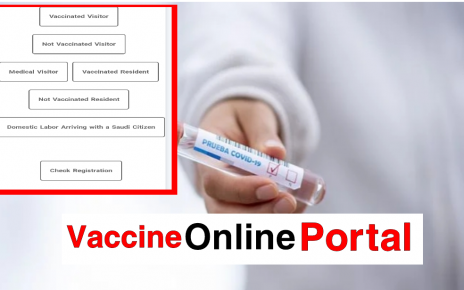 Vaccine Registration Online In Saudi