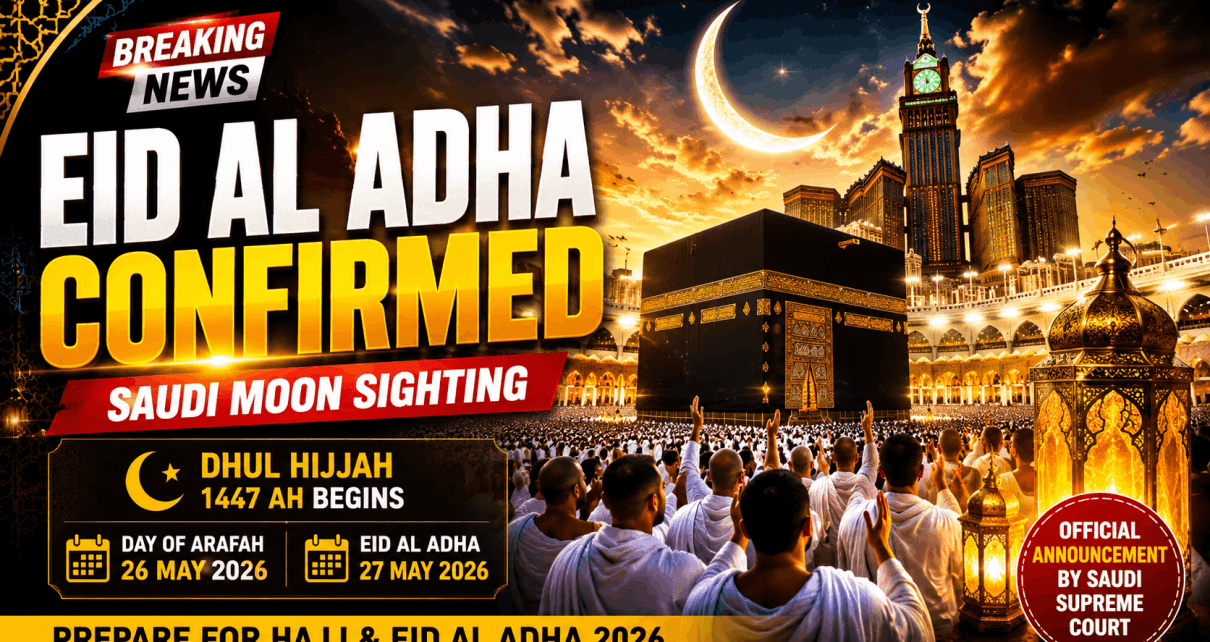 Saudi Eid Ul Adha Date Confirmed 2026 Along Holidays