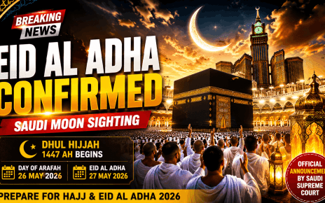 Saudi Eid Ul Adha Date Confirmed 2026 Along Holidays